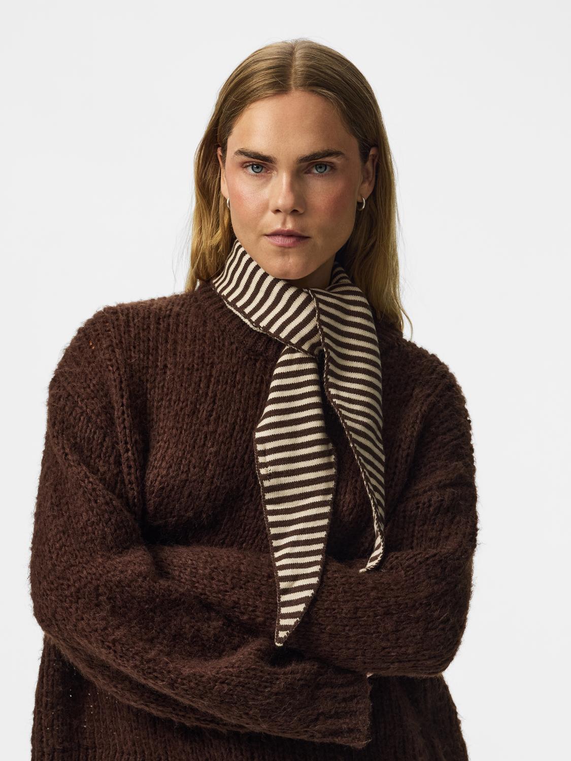 PCKOMMA Scarf - Hot Fudge - VERO MODA & VILA Bergvik